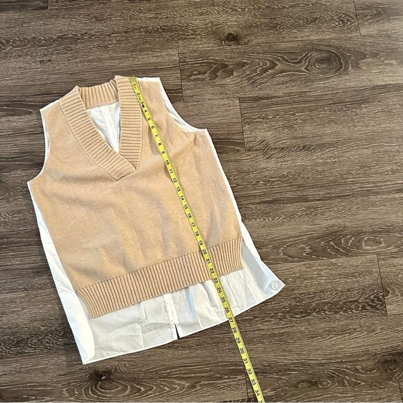 Naadam Mixed Media V Neck - Picture 7 of 7